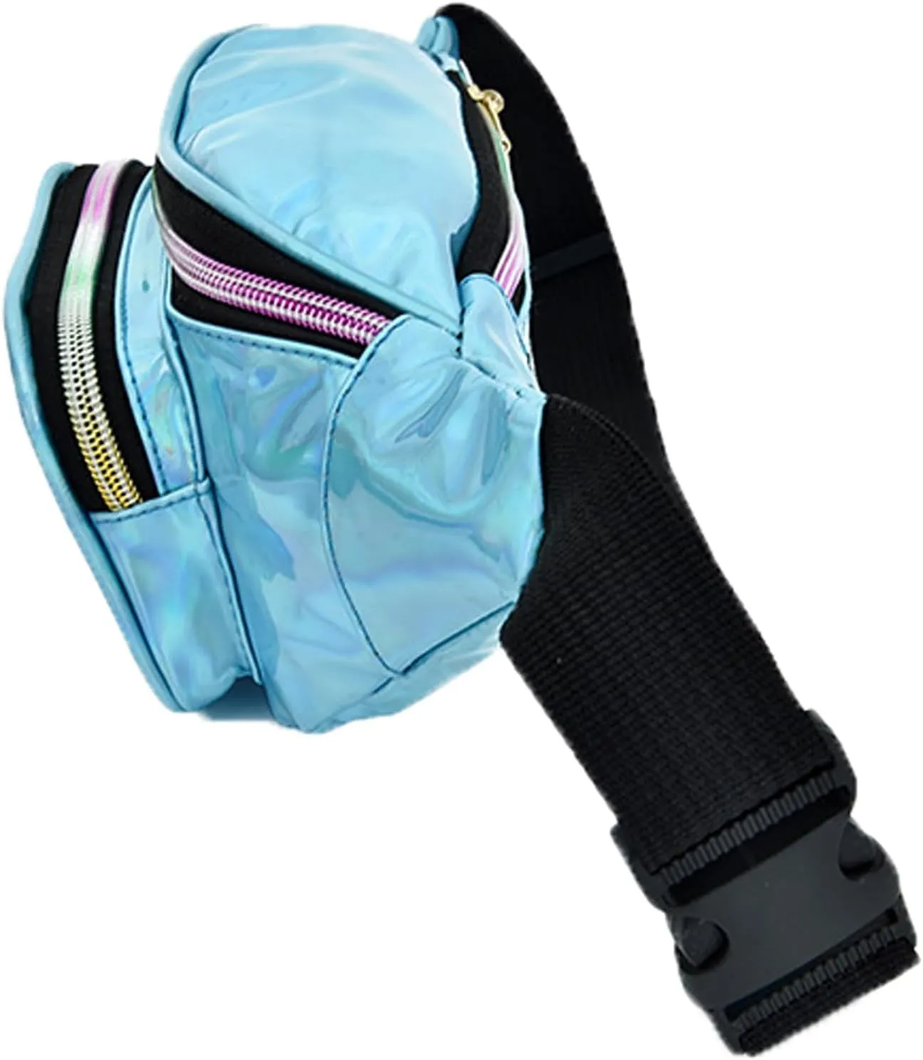 eYLun Women Fanny Pack Belt Bag Crossbody Waist Bag Bum Bag Waterproof Traveling Waist Bag Pack Gold