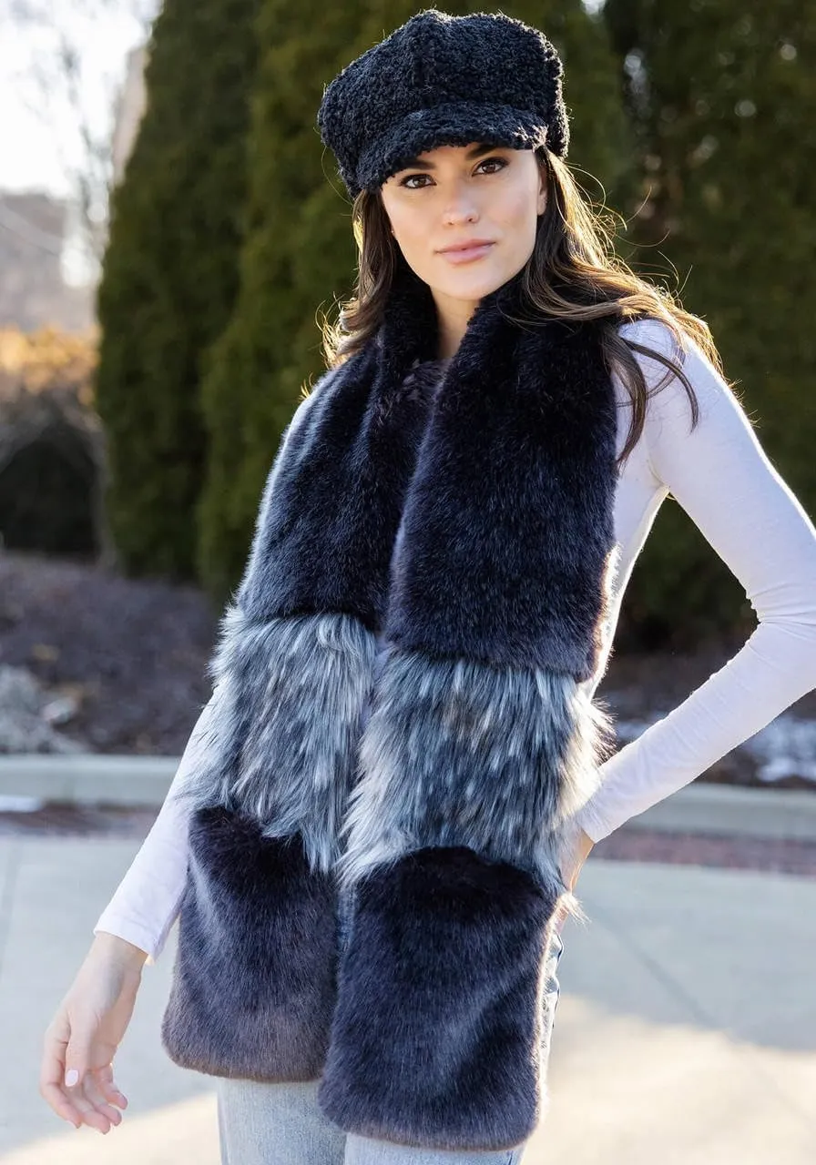 Fabulous-Furs Donna Salyers Vintage Faux Fur Remix Scarf