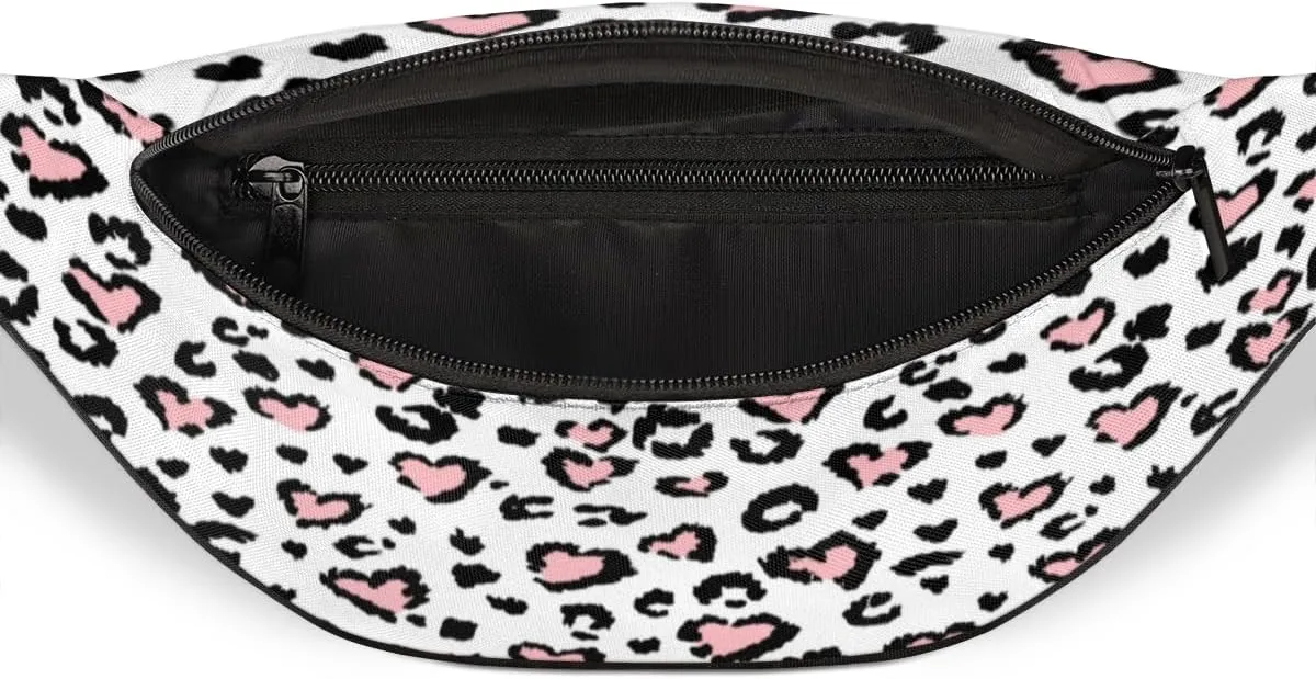 Fanny Pack for Women Men Abstract Love Waist Pack Crossbody Bag with Adjustable Straps for Hiking Running Walking Travel Cycling
