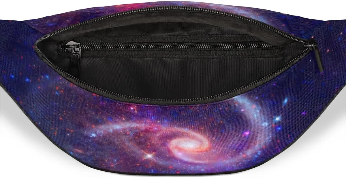 Fanny Pack for Women Men Abstract Sparkle Pattern Waist Pack Crossbody Bag with Adjustable Straps for Hiking Running Walking Travel Cycling