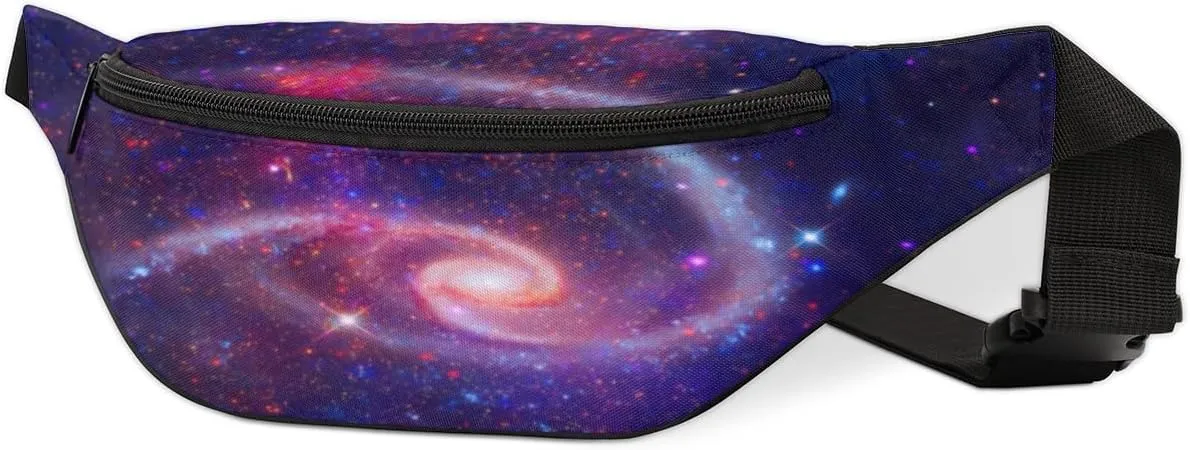 Fanny Pack for Women Men Abstract Sparkle Pattern Waist Pack Crossbody Bag with Adjustable Straps for Hiking Running Walking Travel Cycling