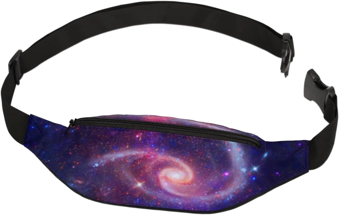 Fanny Pack for Women Men Abstract Sparkle Pattern Waist Pack Crossbody Bag with Adjustable Straps for Hiking Running Walking Travel Cycling