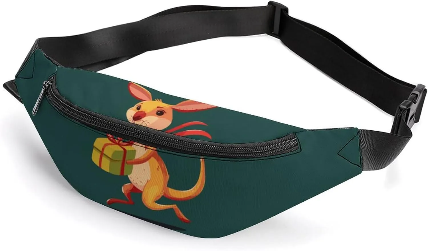 Fanny Packs for Women Men Belt Bag Kangaroo And Parcel Sling Bag Waterproof Crossbody Bag Fashion Waist Packs