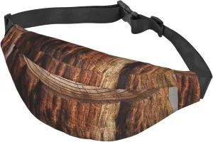 Fanny Packs For Women Men Waist Bag Waterproof Sport Belt Bag Stump Of Oak Tree Fashion Waist Pack Adjustable Crossbody Bags Zipper Bum Bag For Running Hiking Travel