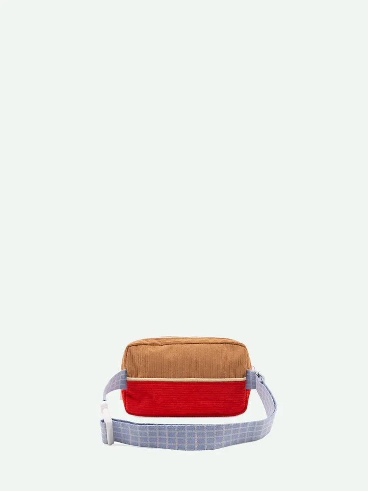 fannypack small | farmhouse | corduroy | harvest moon   ladybird red