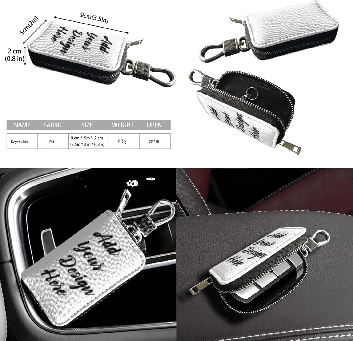 Fashion Ladies Crossbody Handbag Set Shoulder Bag PU Leather Car Key Holder Bag 2 Pieces Bucket Bag for Women