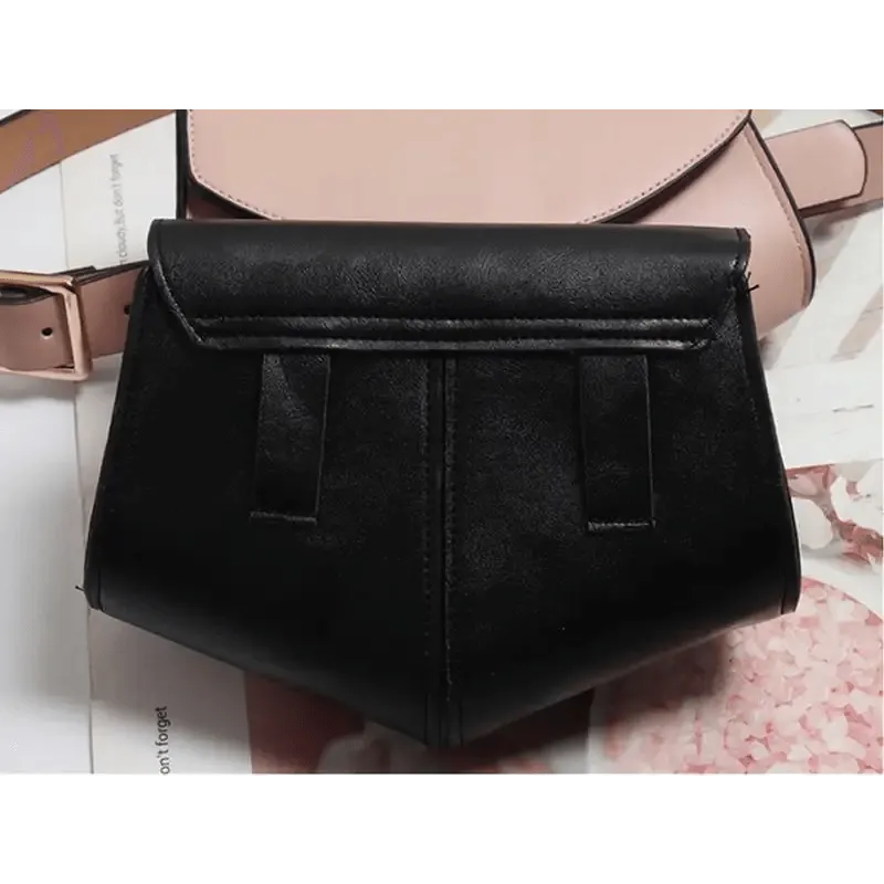 Fashionable Design Mini Adjustable Belt Waist Fanny Bag Ladies Cute Bag Women's Style Leather Pouch