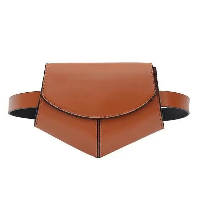Fashionable Design Mini Adjustable Belt Waist Fanny Bag Ladies Cute Bag Women's Style Leather Pouch