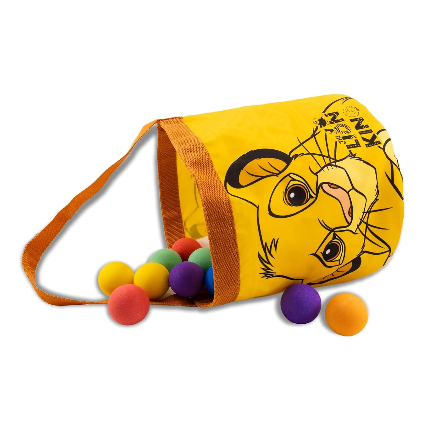 Fast Forward Disney Lion King Easter Baskets for Kids | Lion King Toy Storage Kids Easter Bucket Tote Bag for Girls, Boys, Unisex | Cute Soft Gift Basket Bucket Trick or Treat Bag