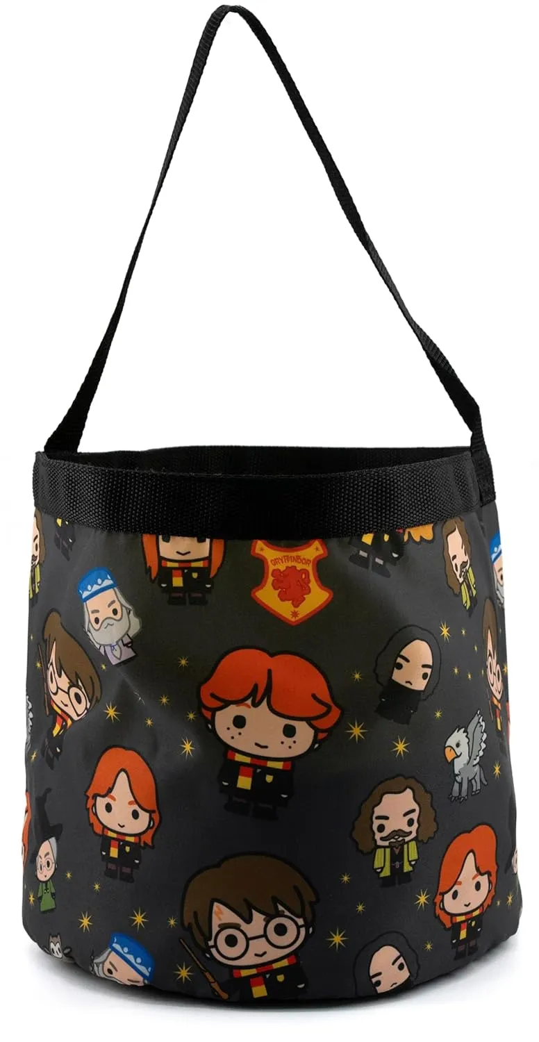 Fast Forward Harry Potter Easter Baskets for Kids | Harry Potter Kids Easter Bag Bucket Tote Bag for Boys, Girls, Unisex | Cute Kids Soft Gift Basket Bucket Bag Trick or Treat Bag