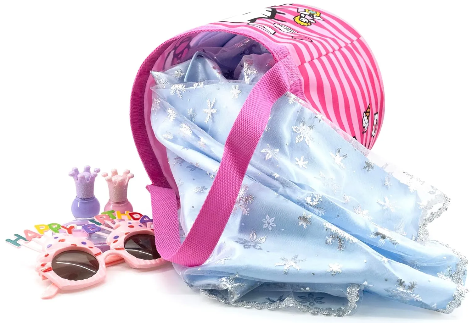 Fast Forward Sanrio Hello Kitty Easter Baskets for Kids | Hello Kitty Toy Storage Kids Easter Bag Bucket Tote Bag for Girls, Boys, Unisex | Cute Soft Gift Basket Bucket Trick or Treat Bags