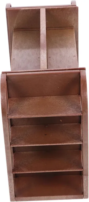 FAVOMOTO Miniature Supermarket Storage Rack Model Doll House Accessory for Creative Play Realistic Design for Displaying Mini Flowers and Plants for Dollhouse Living Room and Garden Scenes
