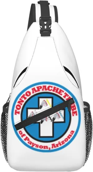 Flag Of The Tonto Apache Tribe Crossbody Bags For Women Men Chest Backpack Gym Shoulder Bag Travel Outdoor Sports Casual Crossbody Bags
