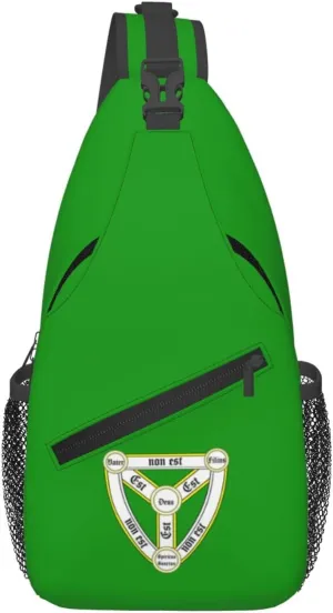 Flag Of Trinity Parish, Jersey Crossbody Bags For Women Men Chest Backpack Gym Shoulder Bag Travel Outdoor Sports Casual Crossbody Bags