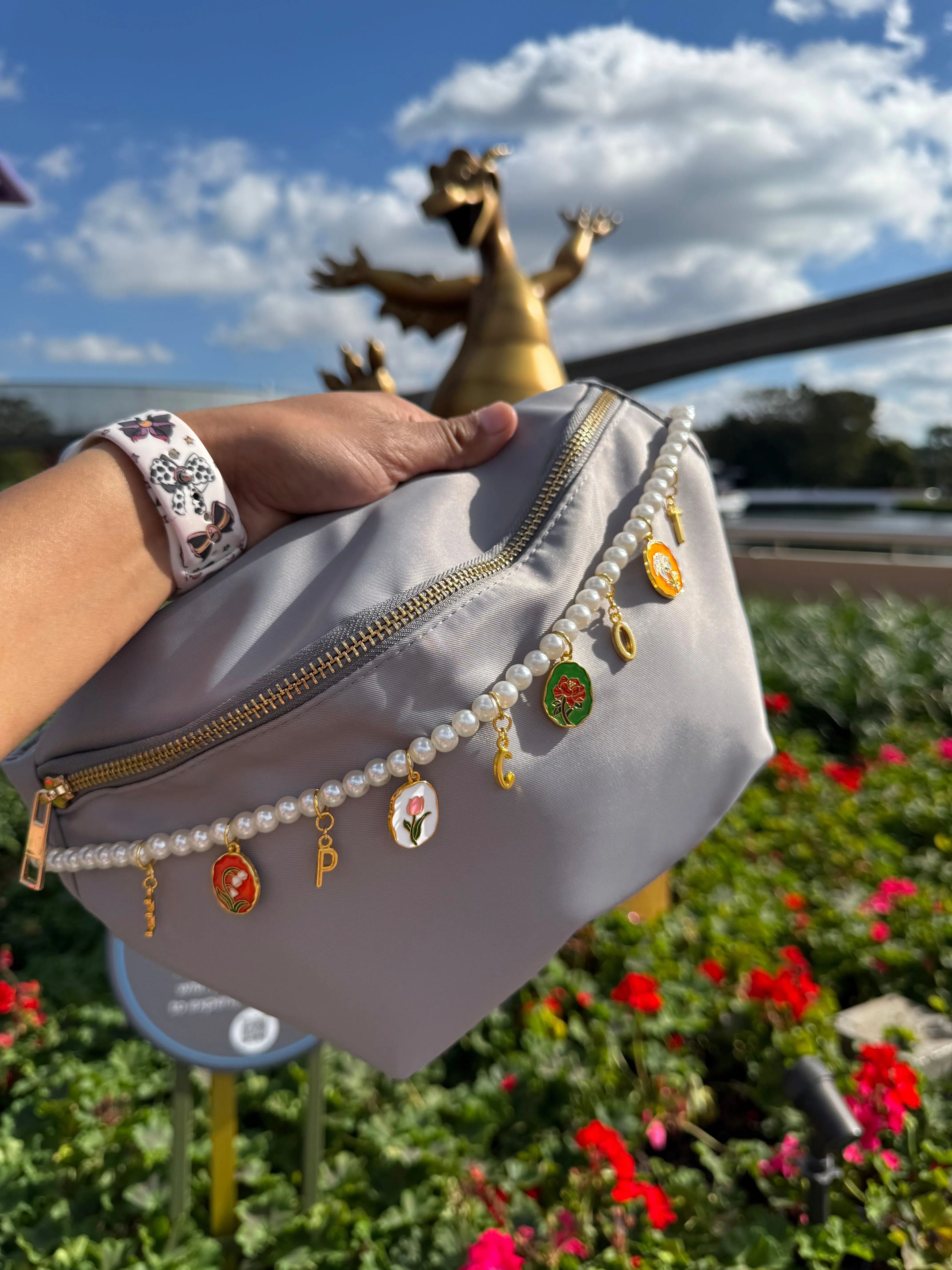 Flower Festival Bag Chain
