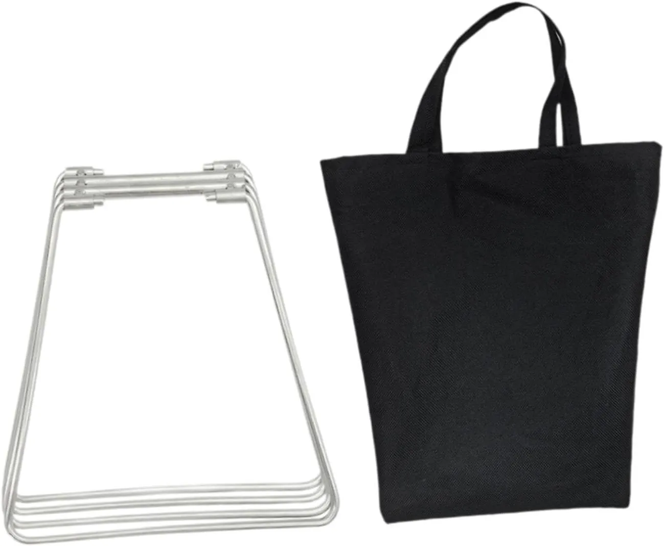 Foldable Cooler Stand with Carry Bag Trash Bag Holder Lightweight Suitcase Rack Water Container Stand for Hiking Household