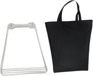 Foldable Cooler Stand with Carry Bag Trash Bag Holder Lightweight Suitcase Rack Water Container Stand for Hiking Household