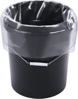 Food Storage Bags, 5 Gallon Bucket Liner Bags, Food Grade Platisc Bag for Marinading and Brining, BPA Free, Extra Heavy Duty Leak Proof, Great for Food Storage, 4Mil, Pack of 12