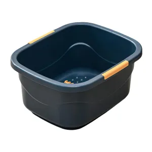 Foot Bath Basin Foot Bucket,Portable, Foot Bathtub, Sturdy,Foot Soak Tub for Soaking Feet for Pedicure,Foot, SPA, dark blue Large