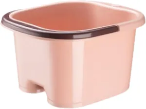 Foot Bath SPA Tub Foot SPA Basin Multifunction Women Man with Handle Sturdy Household for Soaking Home Foot Bucket Foot Bath, pink