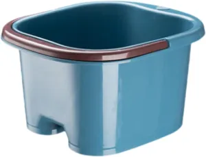 Foot Bucket Foot Bath Lightweight with Handle Household for Soaking Home Multifunctional Foot Bath Soak Tub Foot Soaking Tub, Blue