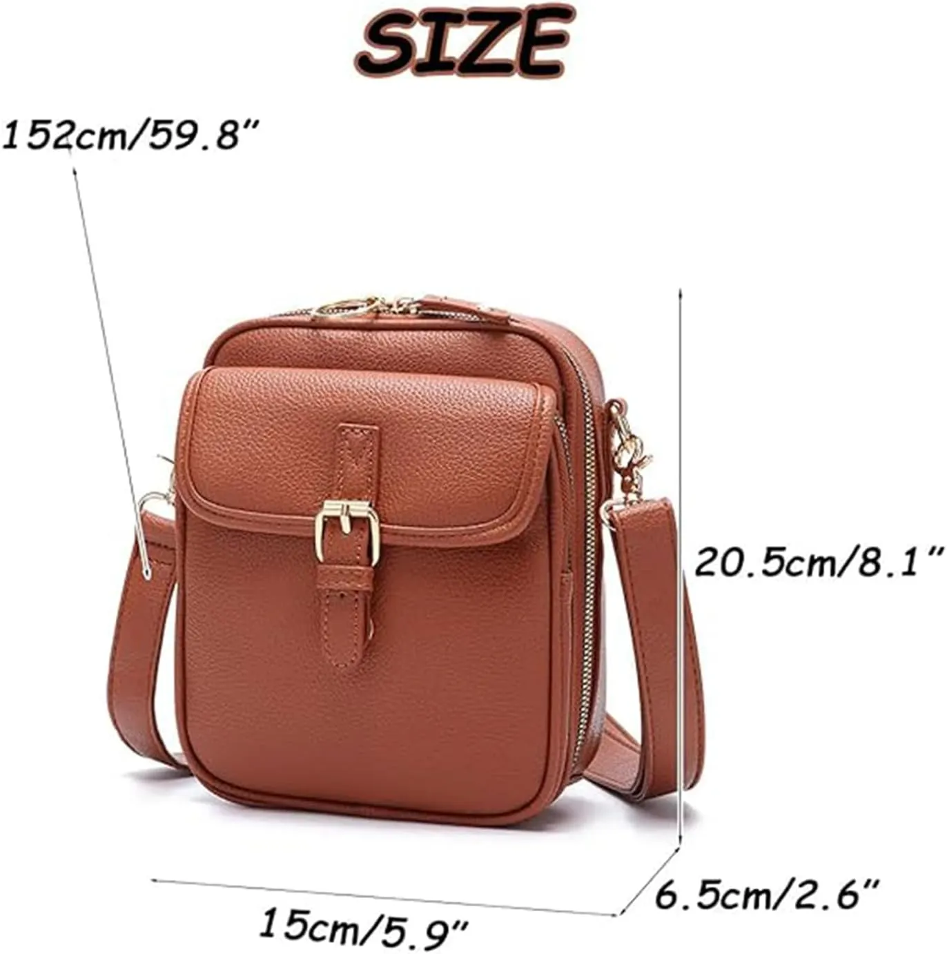Forcipower Crossbody Bag, Urvashi Crossbody Bag, Vintage Leather Anti Theft Shoulder Bag with 10 Card Slots