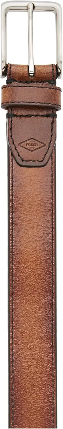 Fossil Men's Brown Leather Belt