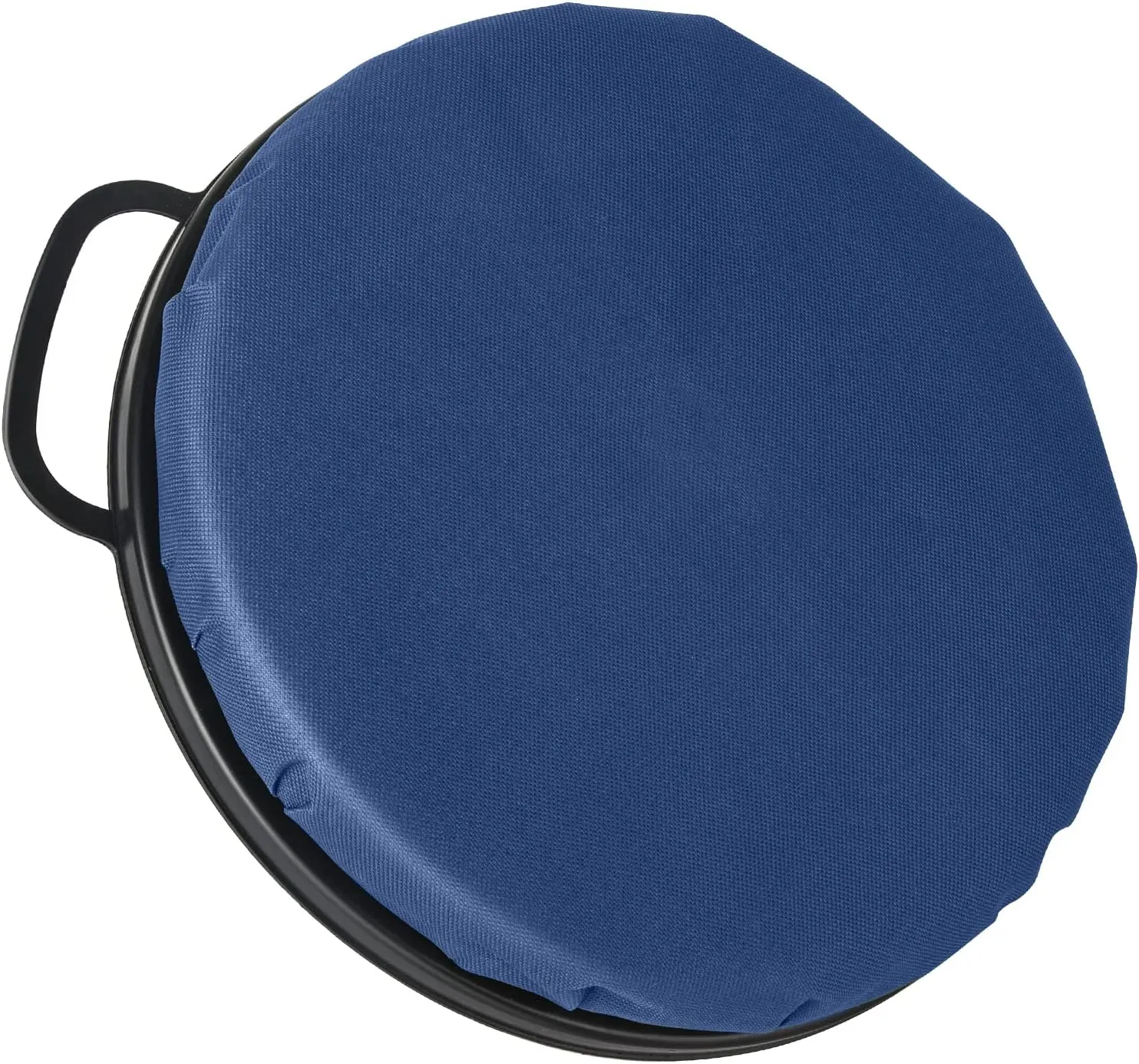 Foxtune 360-Degree Swivel Bucket Seat, 5 Gallon Bucket Lid, Spin Bucket Seat Cushion, Silent, Comfortable, Water-Resistant, for Fishing, Gardening, Hunting and Camping (Dark Blue)