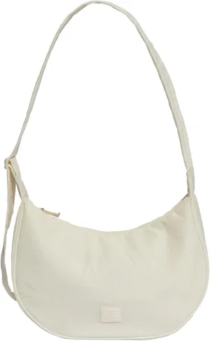 Freshly Picked Zurich Crescent Crossbody Sling Bag, Polar White
