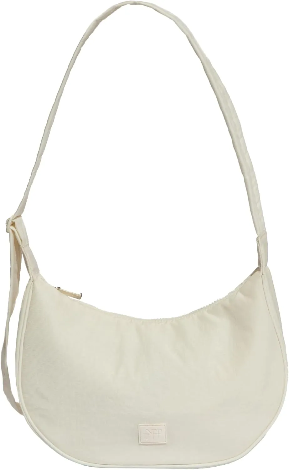 Freshly Picked Zurich Crescent Crossbody Sling Bag, Polar White