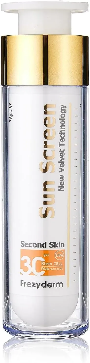 FrezyDerm Sun Screen Velvet Second Skin Technology CLEAR Face SPF30 50ml