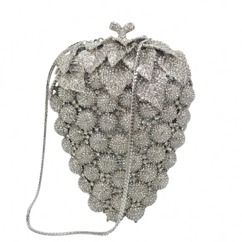 Fruit Grape Crystal Clutch