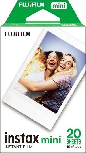Fujifilm INSTAX Mini Instant Film Twin Pack (White) - International Version