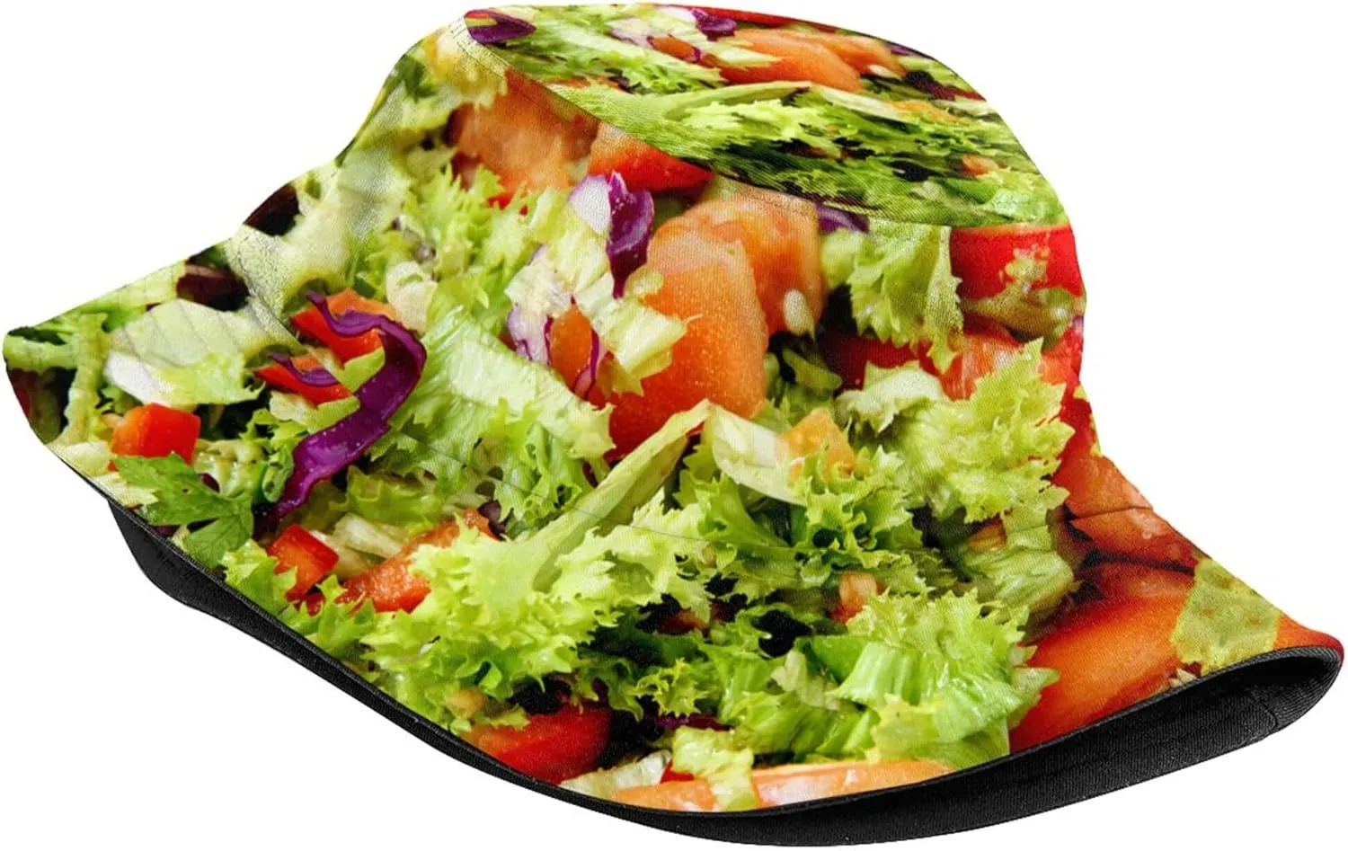 Funny Food Pattern Bucket Hat for Men Women Fashion Summer Fisherman Hat Packable Travel Beach Sun Caps