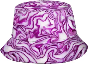 Funny Food Pattern Bucket Hats Outdoor Summer Fisherman Cap Travel Beach Hat Packable Sun Hat for Women Men
