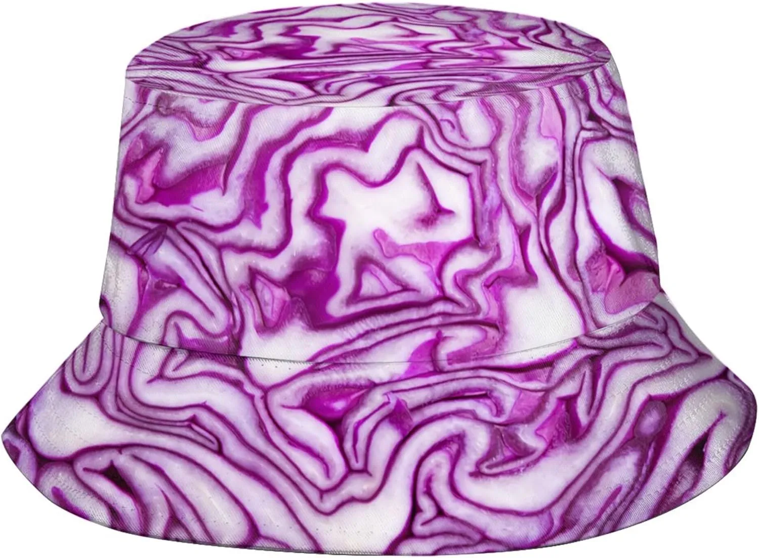 Funny Food Pattern Bucket Hats Outdoor Summer Fisherman Cap Travel Beach Hat Packable Sun Hat for Women Men