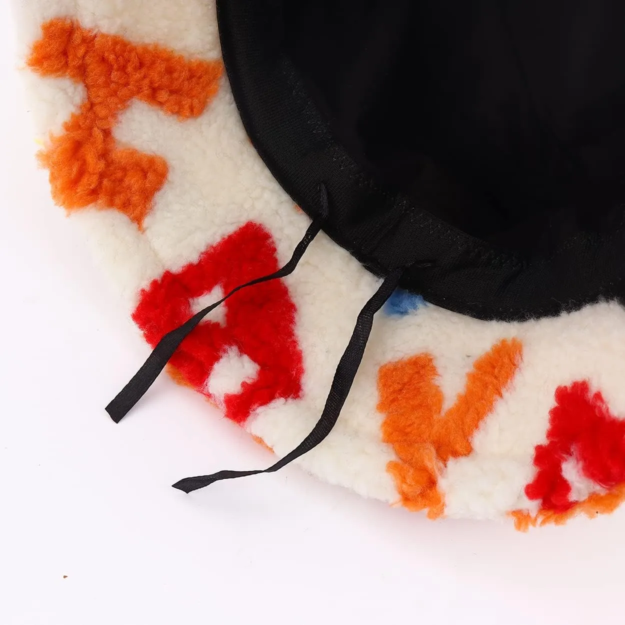 Fuzzy Fur Bucket Hat for Women - Warm Plush Sherpa Winter Hat