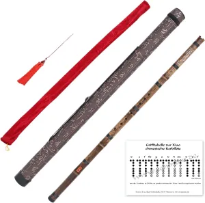 G key - Bamboo Xiao Chinese Traditional Musical Instrument Professional Zizhu Vertical Xiao Flute