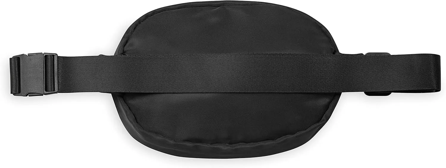 Gaiam Go for It Waist Pack, Adjustable Fanny Pack Crossbody Bags for Women & Men - Waterproof Cross Body Bag with Zippered Pockets, Running Belt Bag, Ideal for Vacation & Travel