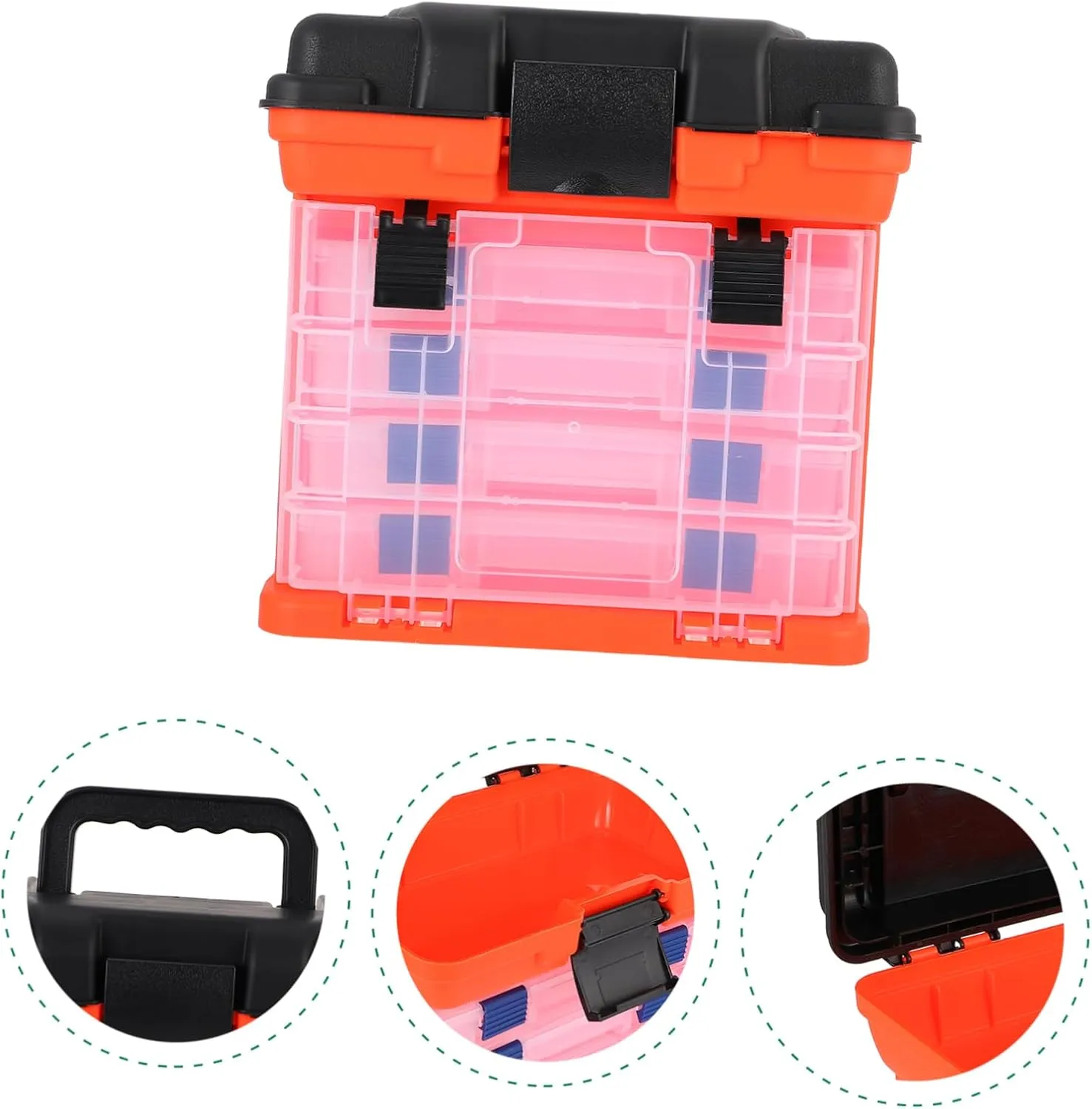 GALPADA Layers Tool Fishing Container Fishing Supply Fishing Tools Container Storage Barrel for Fish Fishing