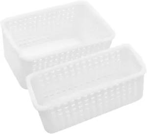Garneck 4sets 2pcs Miniature Storage Baskets Tiny House Decor Accessories for Dollhouses for Imaginative Play and Hands Activity Made from Lightweight Material for Mini Storage 2pcs*4