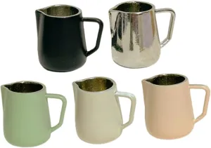 Garneck 5sets 5pcs Miniature Frothing Jug Adorable Coffee Cup Models for Dollhouse Decoration Includes Almond and Natural Colors Mini House Layout Props 5pcs*5