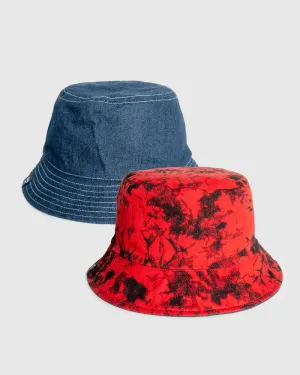 Gavin Allover Print Reversible Bucket Hat