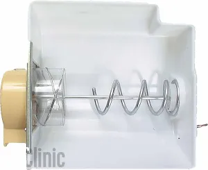 GE WR17X4312 Genuine OEM Ice Bucket Assembly (White) for GE Side-by-Side Refrigerators
