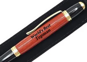 Gift For Topman World's Best Topman Present Engraved Pen