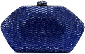 Glitter Women Rhinestone Clutch Purse Diamonds Evening Bag Crystal Shoulder Bag for Wedding Banquet Party