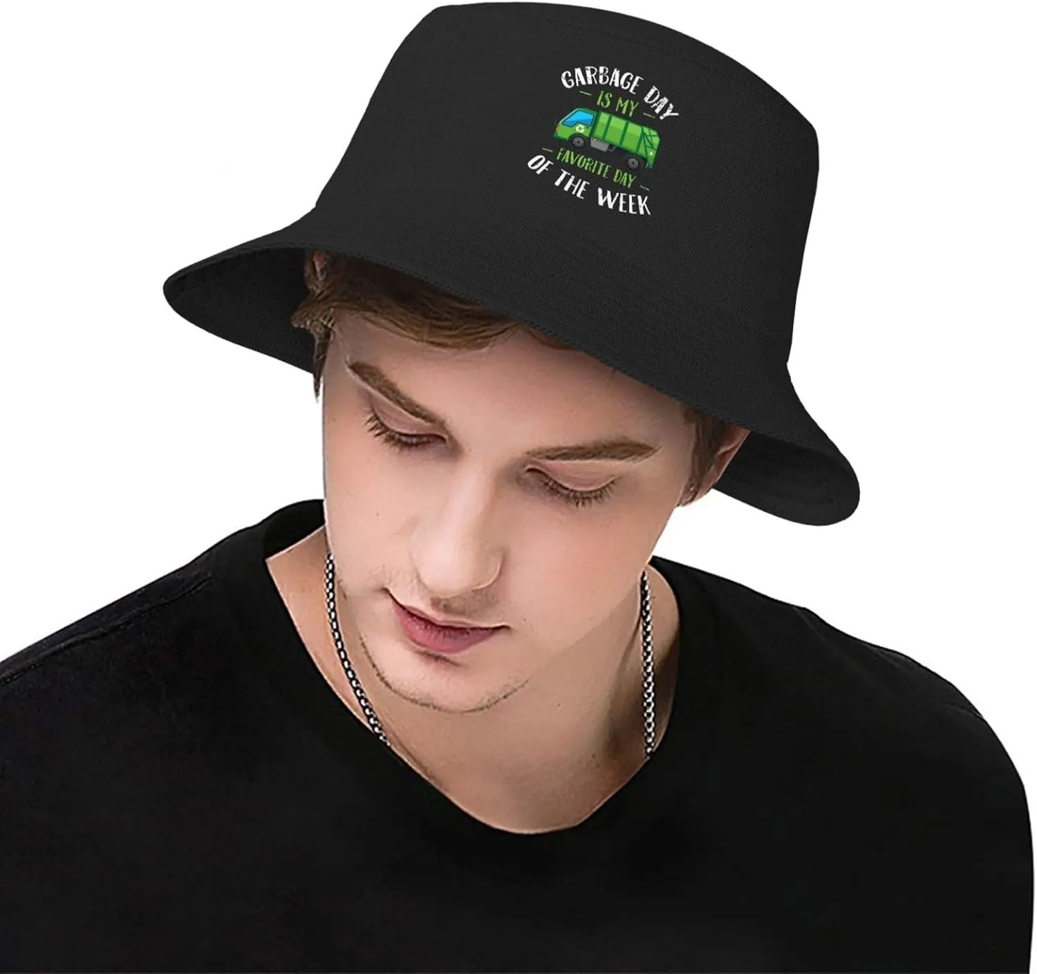 Golden Retriever Papa Unisex Fisherman Cap Travel Beach Hat Fashion Packable Sun Hat for Adults Teens