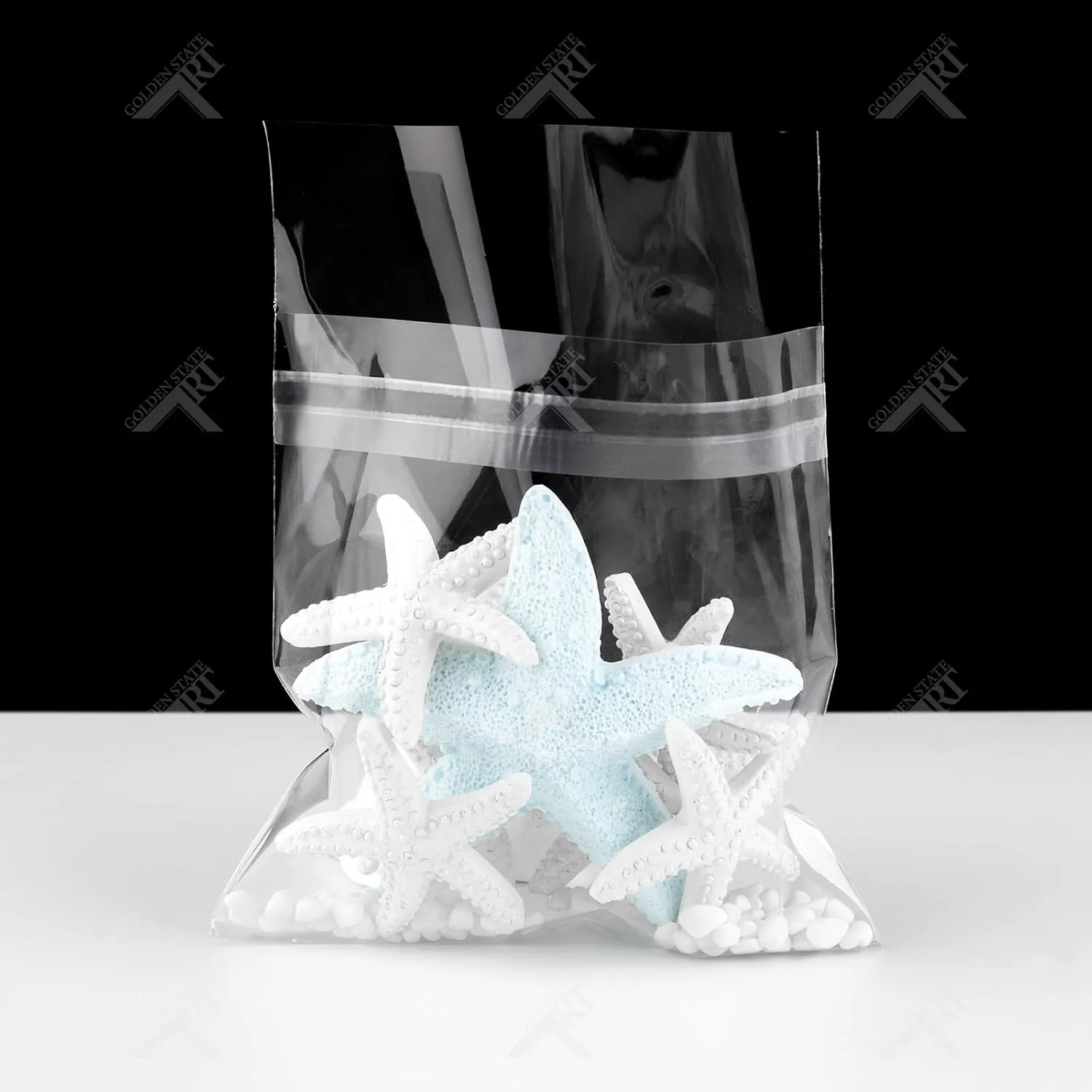 Golden State Art, Pack of 100, Acid-Free 12 11/16 X 12 3/8 inches Crystal Clear Sleeves Storage Bags for 12x12 Photo Framing Mats Mattes