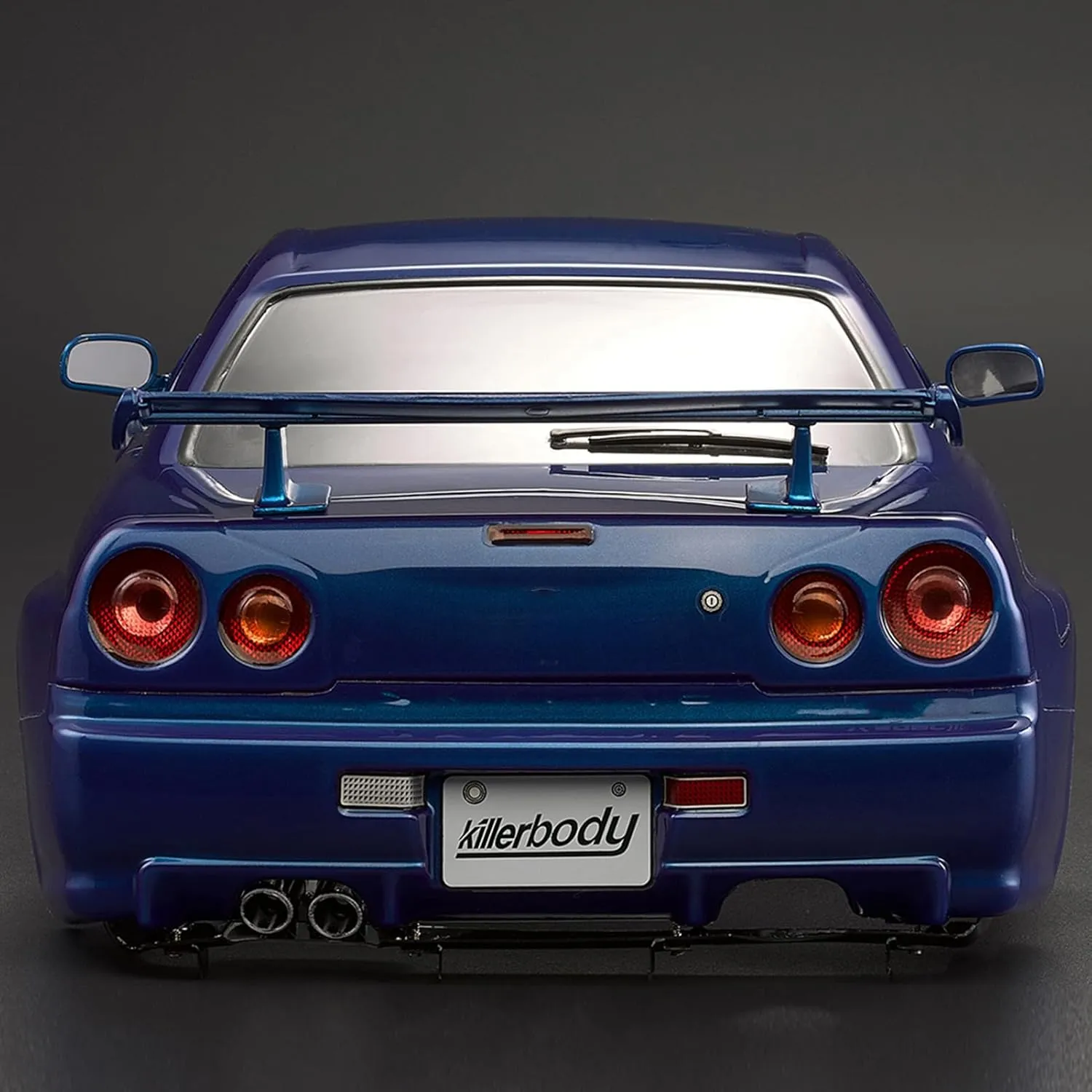 Goolsky Killerbody 48646 Skyline (R34) Finished Body Shell Frame for 1/10 Electric Touring RC Racing Car DIY (Blue)