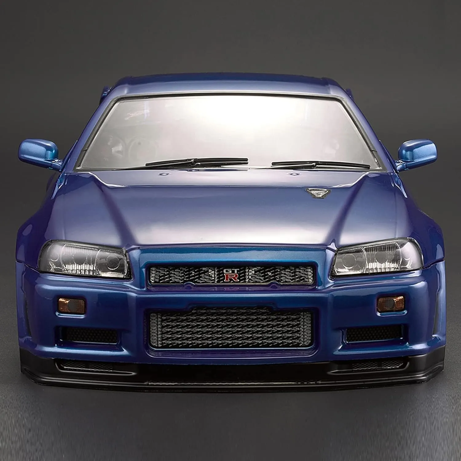 Goolsky Killerbody 48646 Skyline (R34) Finished Body Shell Frame for 1/10 Electric Touring RC Racing Car DIY (Blue)